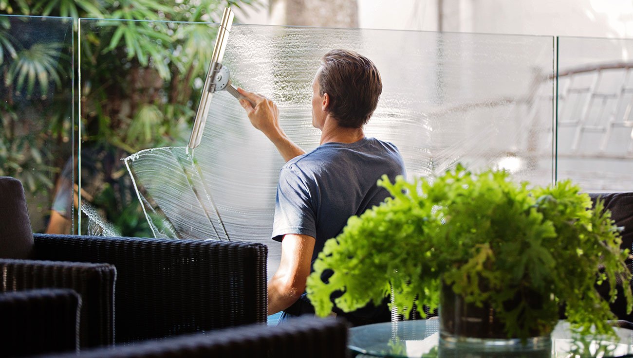 Man Cleaning Window 1 Man Cleaning Window 1